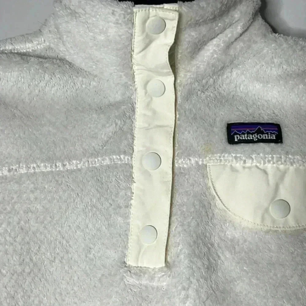 Patagonia Ivory Retool Snap-T Pullover Jacket Size M (10)